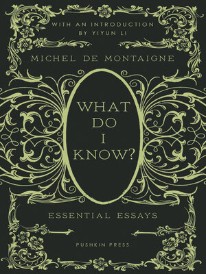 cover image of What Do I Know?